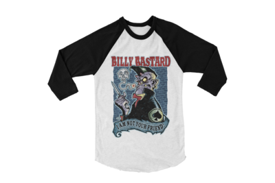 BILLY BASTARD BASEBALL LONG SLEEVE By PASKAL UNISEX