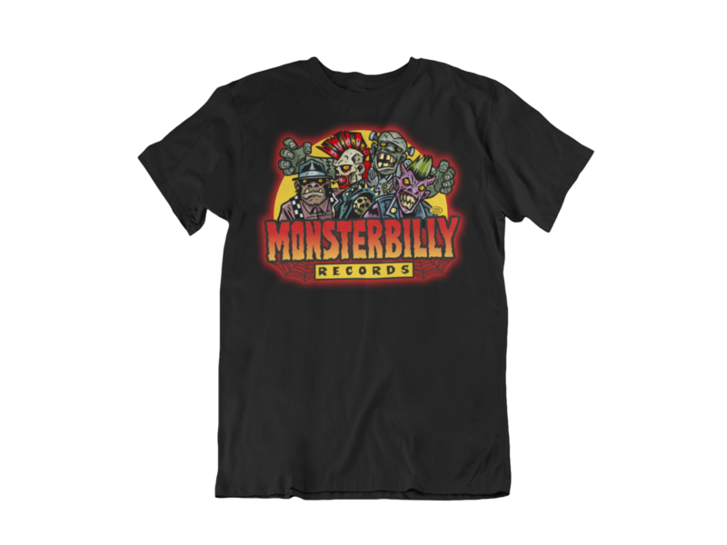 MONSTERBILLY RECORDS T-SHIRT MAN by PASKAL MILLET