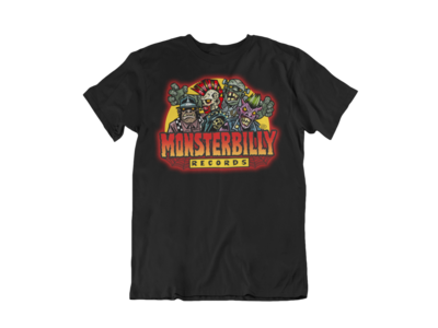 MONSTERBILLY RECORDS T-SHIRT MAN by PASKAL MILLET