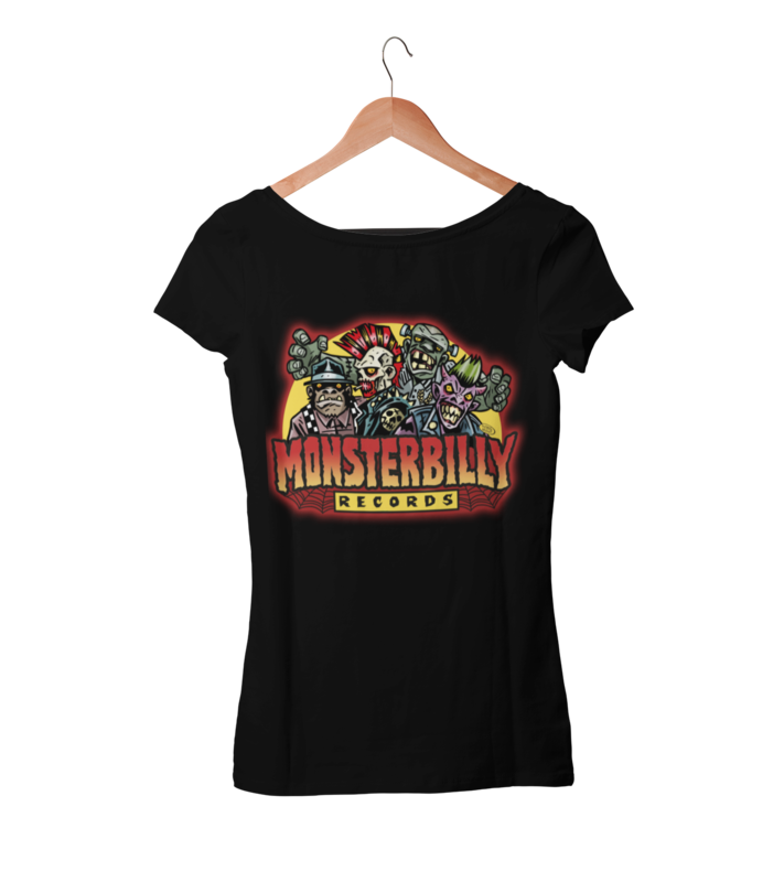MONSTERBILLY RECORDS T-SHIRT WOMAN BY PASKAL MILLET