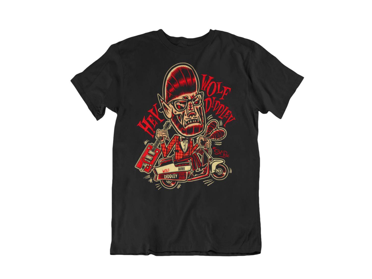 WOLF DIDDLEY T-SHIRT MAN BY SOL RAC