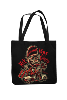 WOLF DIDDLEY Cotton Bag  logo design SOL RAC