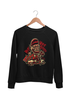 WOLF DIDDLEY SWEATSHIRT UNISEX by BY SOL RAC