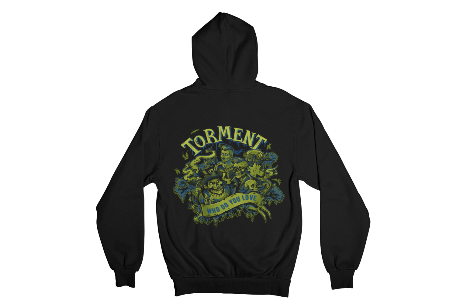 TORMENT "WHO DO YOU LOVE" HOODIE ZIP for WOMEN