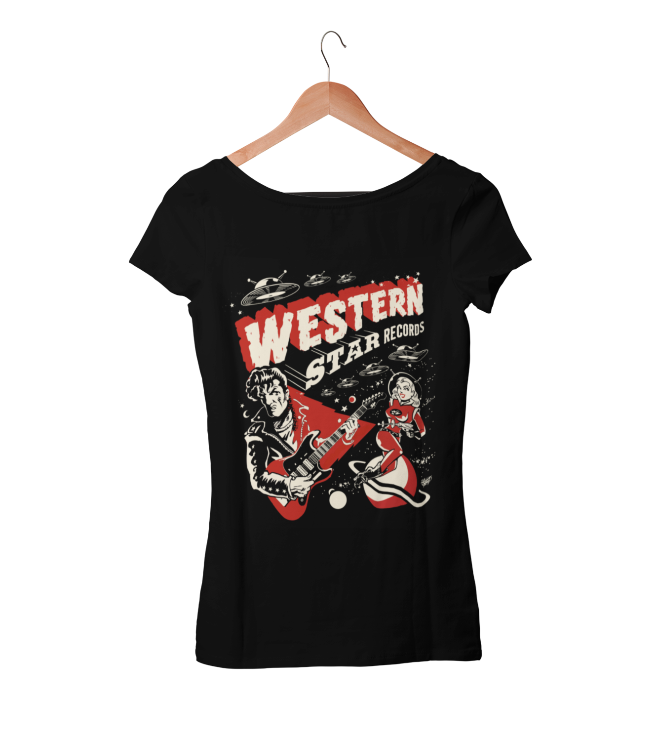 Western Star Recording Company BY VINCE RAY 
 T-SHIRT WOMAN