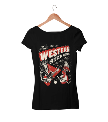 Western Star Recording Company BY VINCE RAY 
 T-SHIRT WOMAN