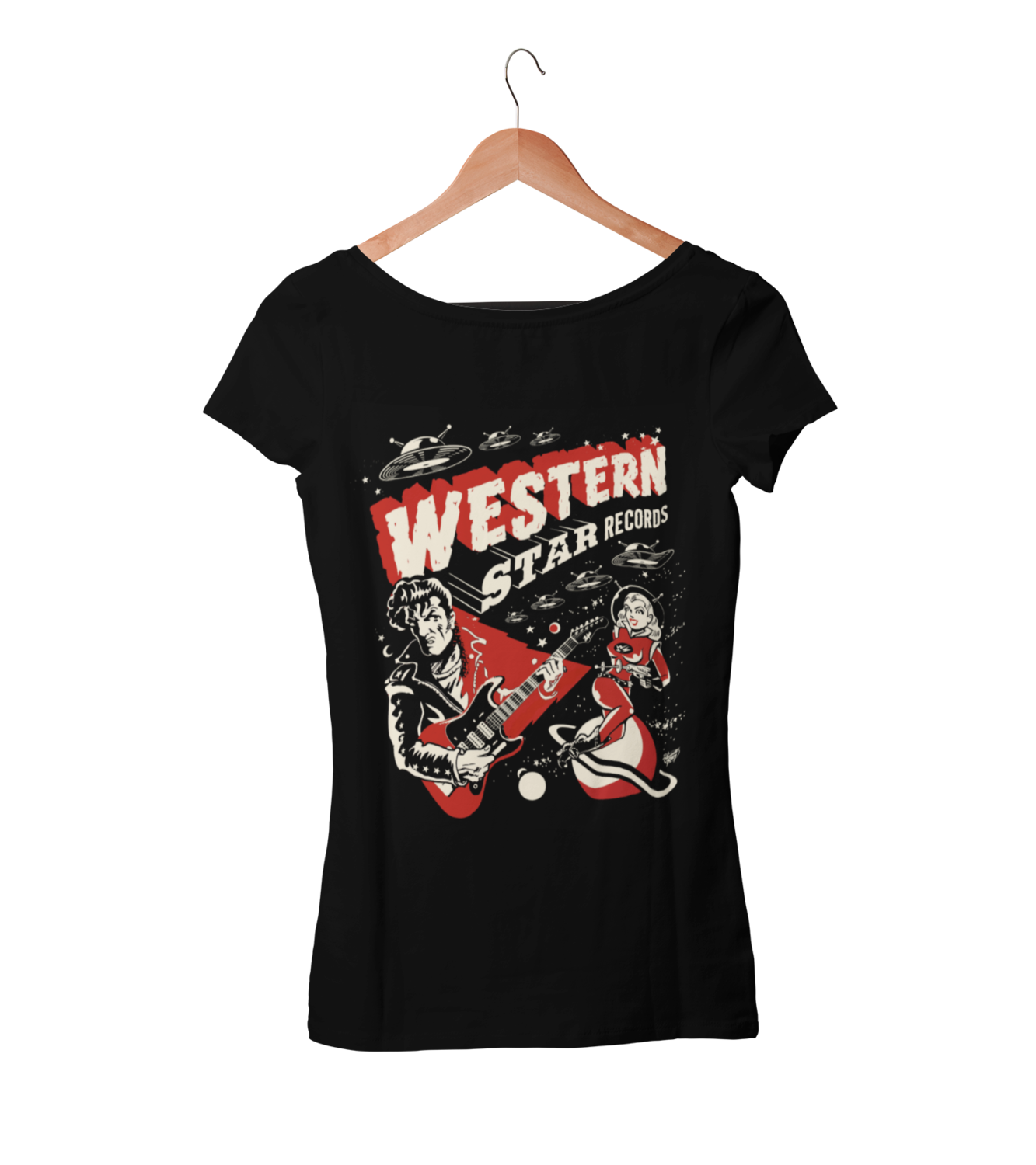 Western Star Recording Company BY VINCE RAY 
 T-SHIRT WOMAN, Size: Large