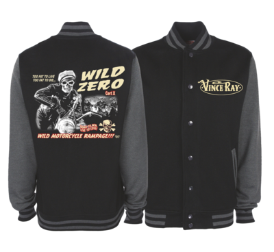 WILD ZERO VARSITY JACKET Unisex by VINCE RAY