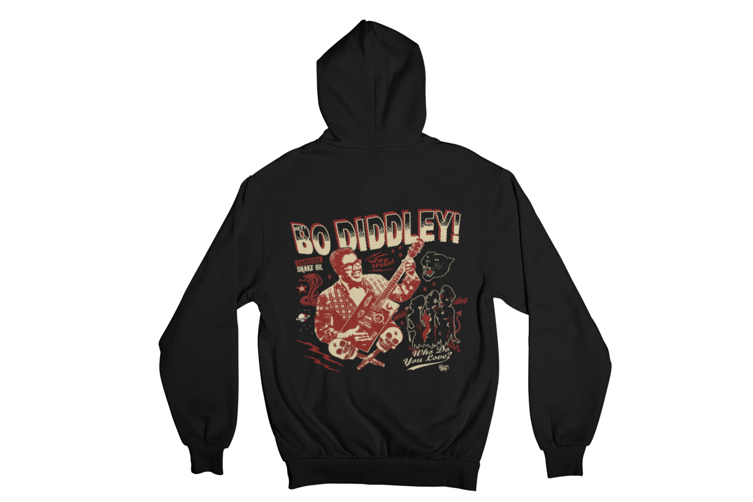 BO DIDDLEY HOODIE ZIP for MEN by VINCE RAY