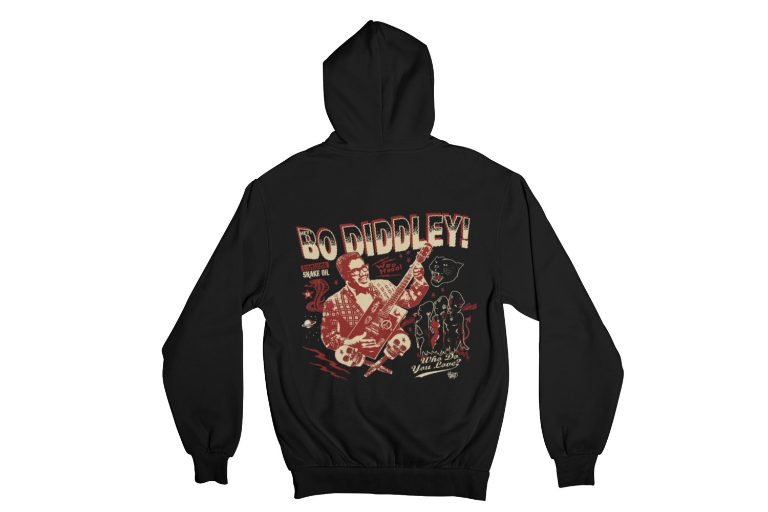 BO DIDDLEY HOODIE ZIP for WOMEN by VINCE RAY