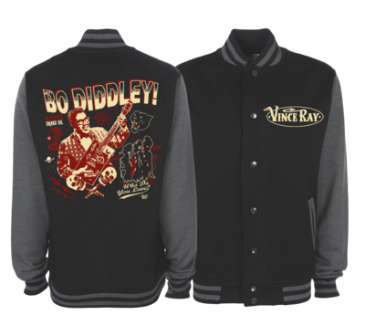 BO DIDDLEY VARSITY JACKET Unisex by VINCE RAY