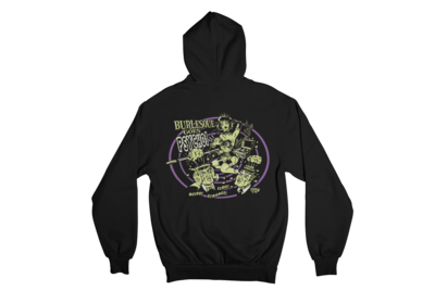 BURLESQUE GOES PSYCHO HOODIE ZIP for MEN by VINCE RAY
