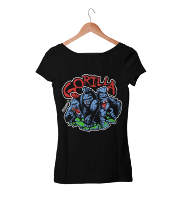 GORILLA &quot;4 colours logo&quot; tshirt for WOMEN