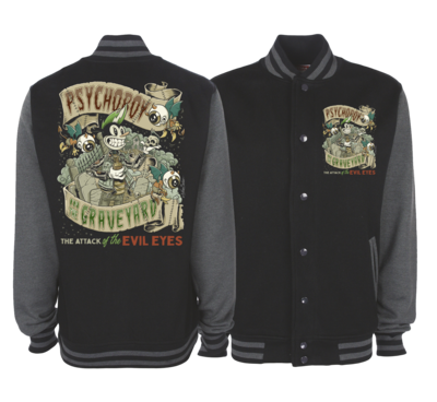 PSYCHO BOY VARSITY JACKET UNISEX BY NANO BARBERO