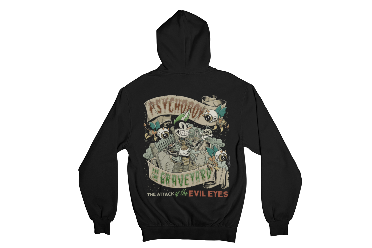 PSYCHO BOY HOODIE ZIP for WOMEN by NANO BARBERO