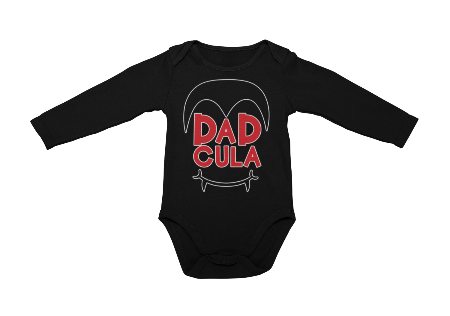 DADCULA BABY ONIESE, Colour: Black, Size: 6 Months