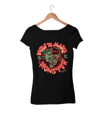 HOW TO MAKE A MONSTER T-SHIRT WOMAN BY SOL RAC