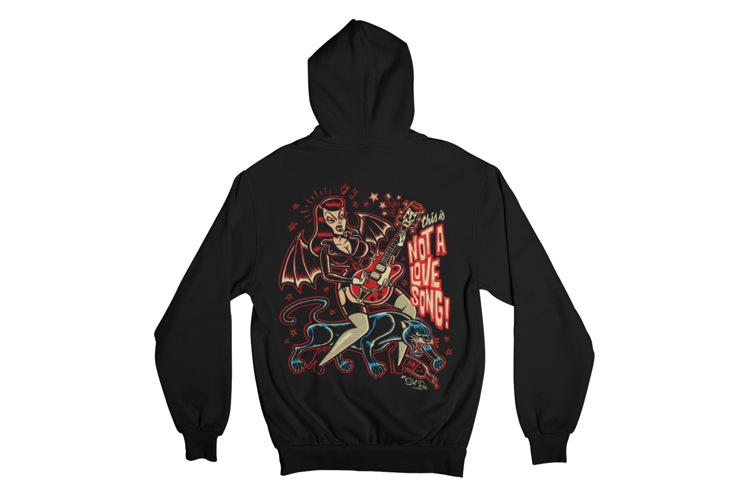 THIS IS NOT A LOVE SONG HOODIE ZIP for MEN by SOL RAC