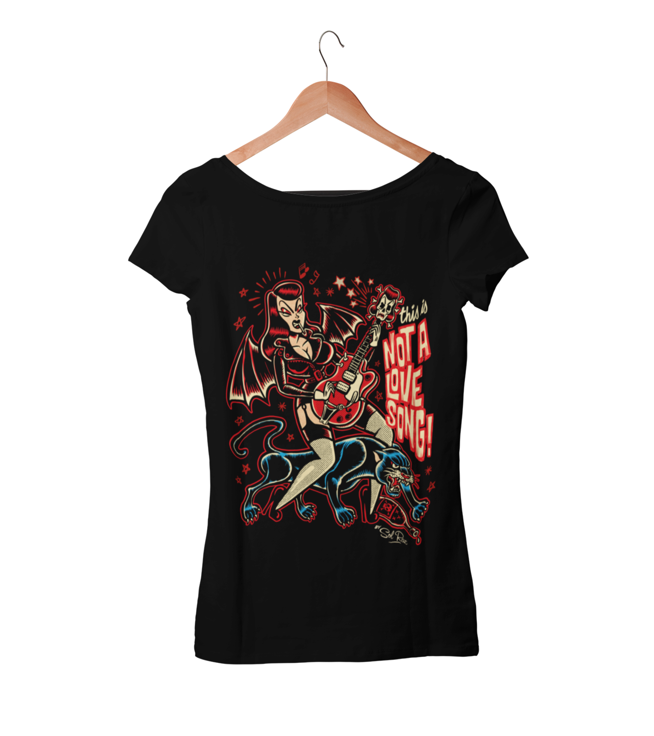 THIS IS NOT A LOVE SONG T-SHIRT WOMAN BY SOL RAC