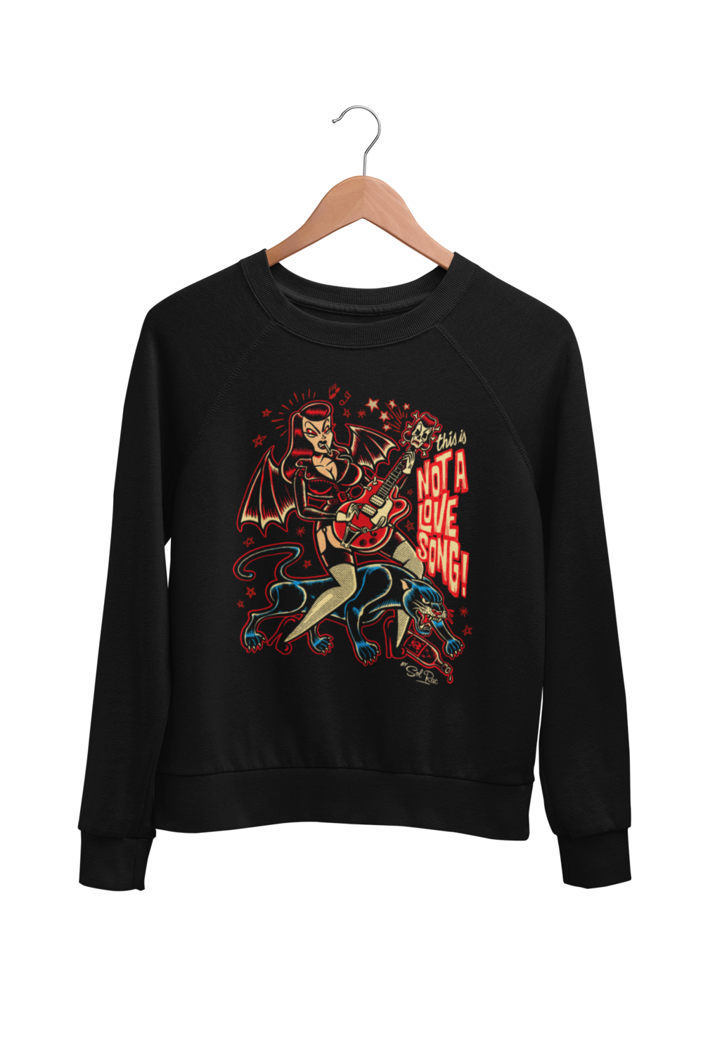 THIS IS NOT A LOVE SONG SWEATSHIRT UNISEX by BY SOL RAC