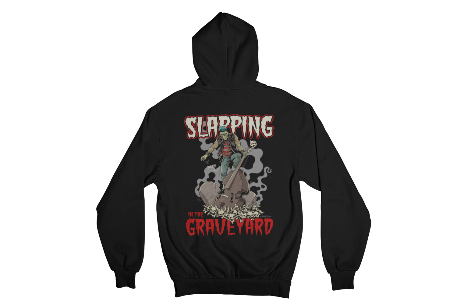 SLAPPING IN THE GRAVEYARD HOODIE ZIP for MEN by NANO BARBERO