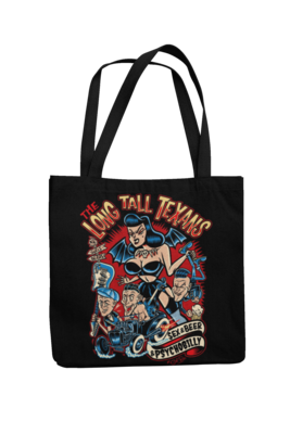 LONG TALL TEXANS Cotton Bag  sex &amp; beer &amp; psychobilly