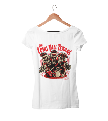 LONG TALL TEXANS T-SHIRT &quot;3 SKULLS&quot;  WOMEN