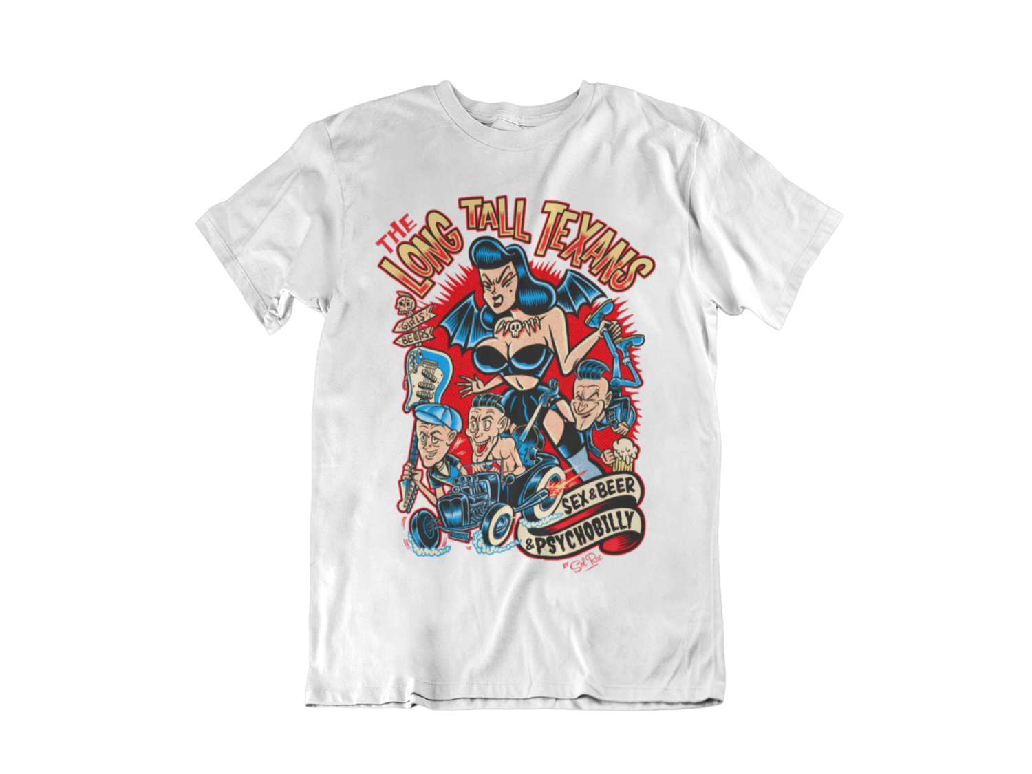 Long Tall Texans Tシャツ　サイコビリー　ロカビリー バンドTシャツ 通販 ロング トール テキサンズ Tシャツ Long
