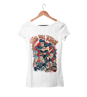 LONG TALL TEXANS T-SHIRT &quot;SEX &amp; BEER &amp; PSYCHOBILLY&quot;  WOMEN