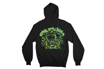 NORMAL PEOPLE SCARE ME HOODIE ZIP for WOMEN by SOL RAC