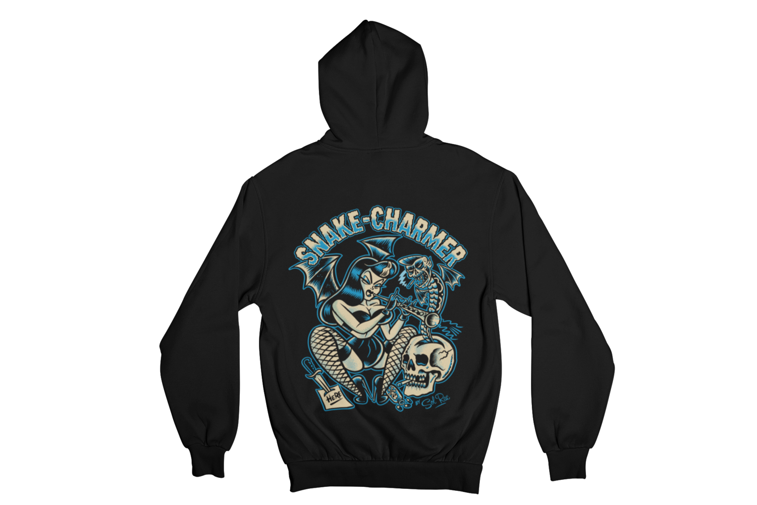 SNAKE CHARMER ME HOODIE ZIP for WOMEN by SOL RAC