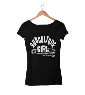 SUBCULTURE GIRL by MISS MOONAGE tshirt for WOMEN