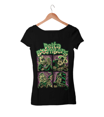 THE DELTA BOMBERS T-SHIRT &quot;BOMBER BUNCH&quot;  WOMEN