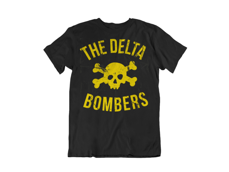 THE DELTA BOMBERS T-SHIRT "SKULL CLASSIC LOGO" for MEN