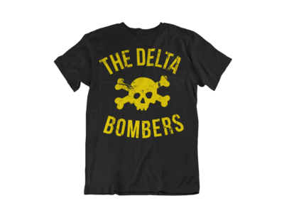 THE DELTA BOMBERS T-SHIRT "SKULL CLASSIC LOGO" for MEN
