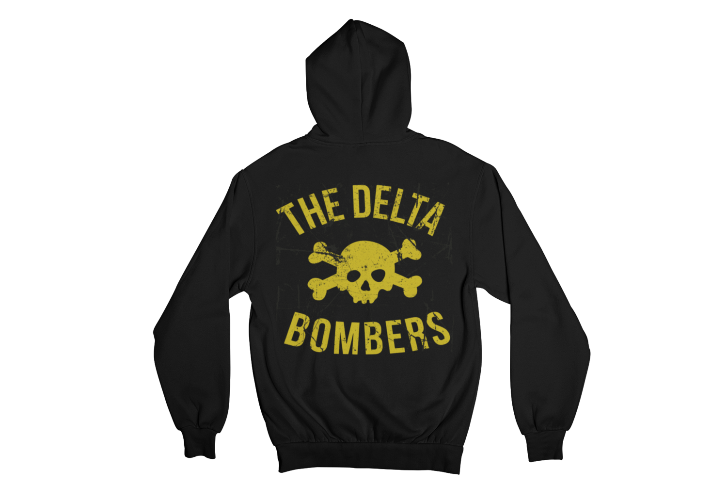 THE DELTA BOMBERS "SKULL CLASSIC LOGO" HOODIE ZIP for MEN