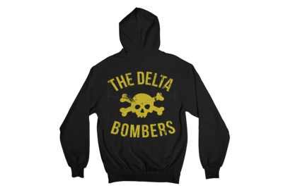THE DELTA BOMBERS &quot;SKULL CLASSIC LOGO&quot; HOODIE ZIP for MEN