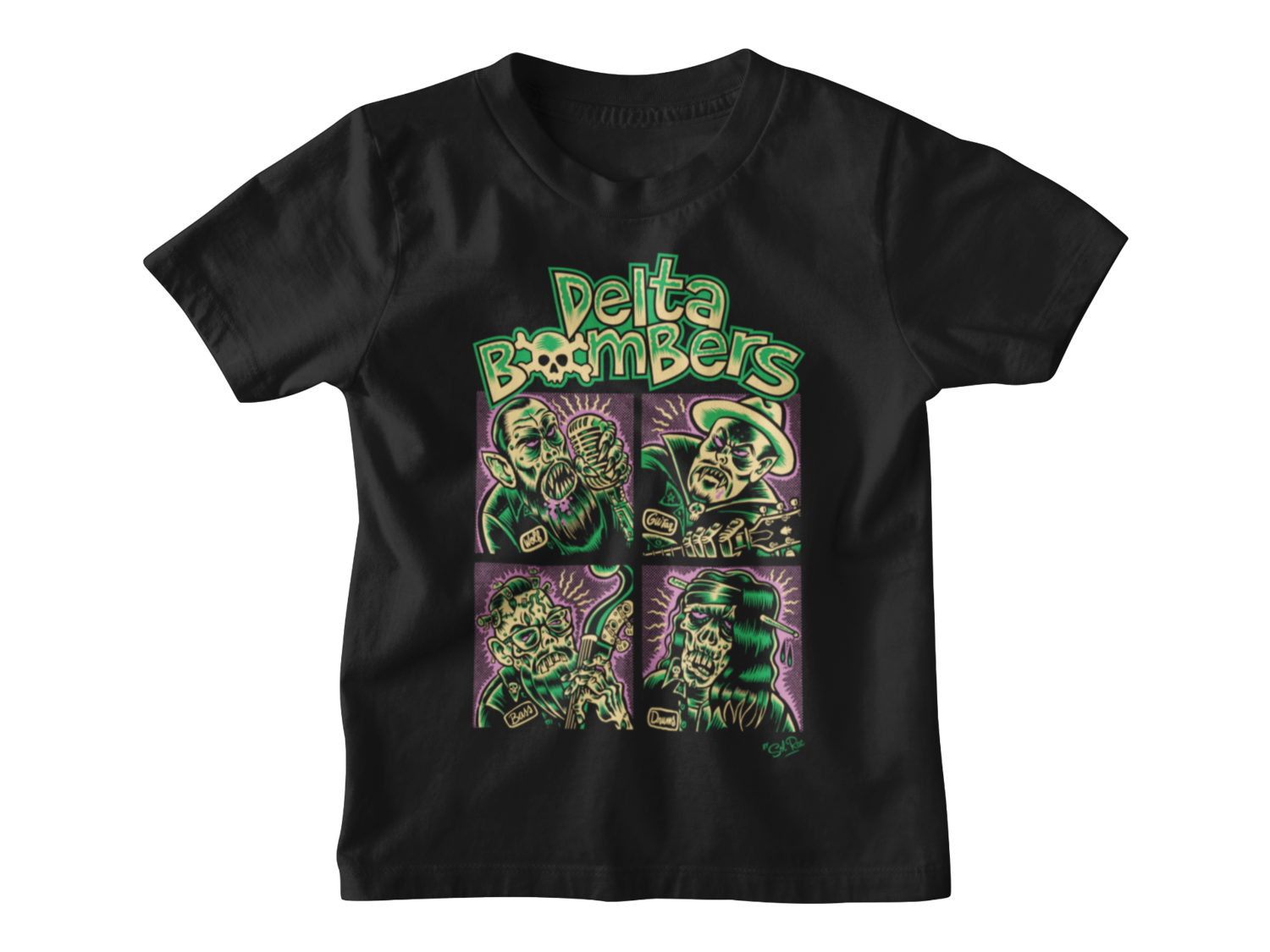 THE DELTA BOMBERS "Bomber Bunch" T-SHIRT KIDS