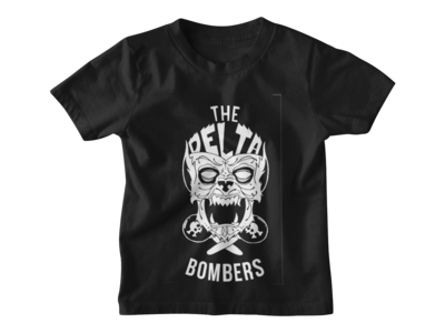 THE DELTA BOMBERS &quot;Wolf Face&quot; T-SHIRT KIDS
