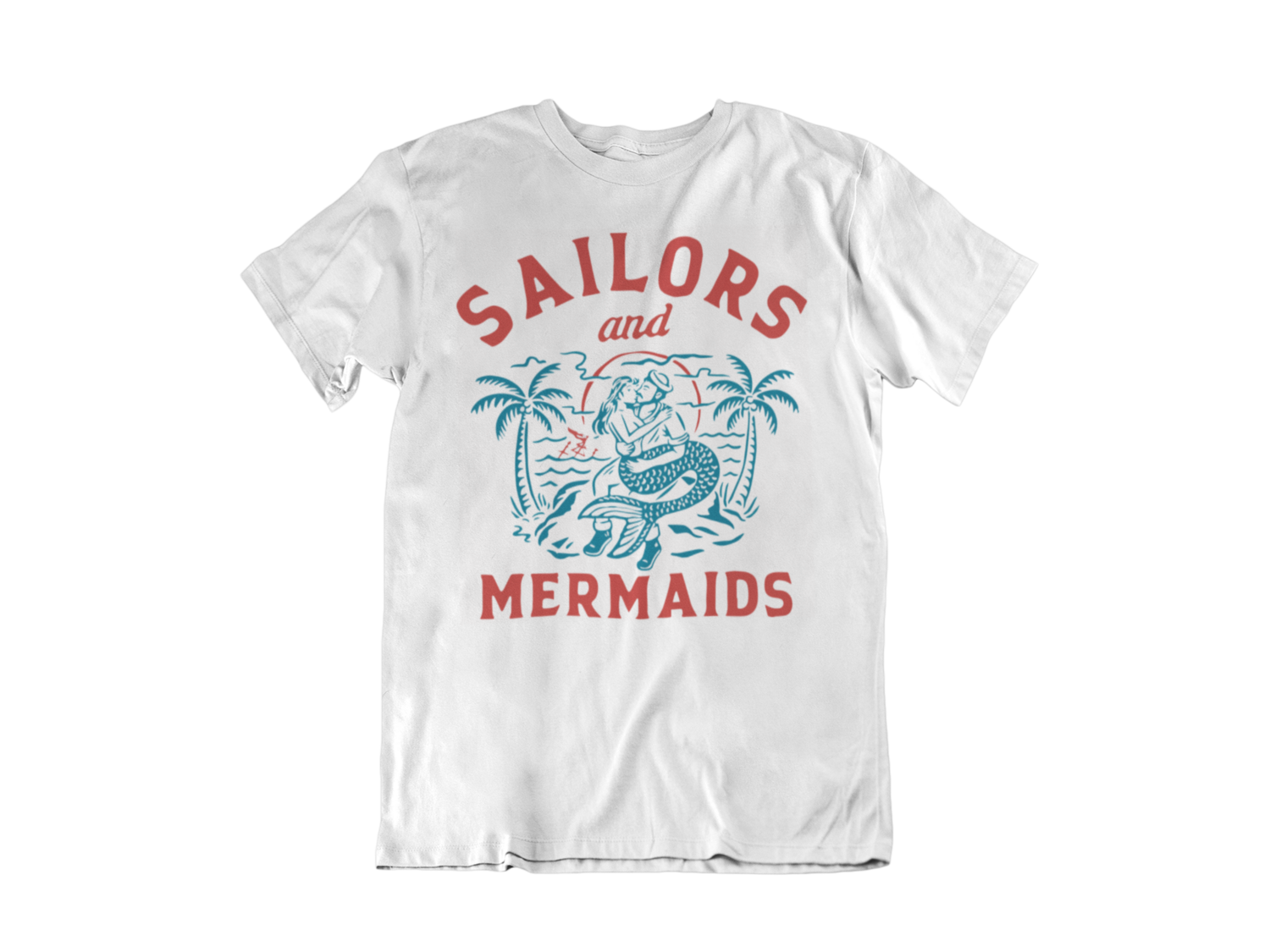 SAILORS AND MERMAIDS T-SHIRT FOR MEN, Size: Small