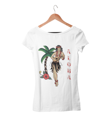 ALOHA SAILOR JERRY T-SHIRT FOR WOMEN