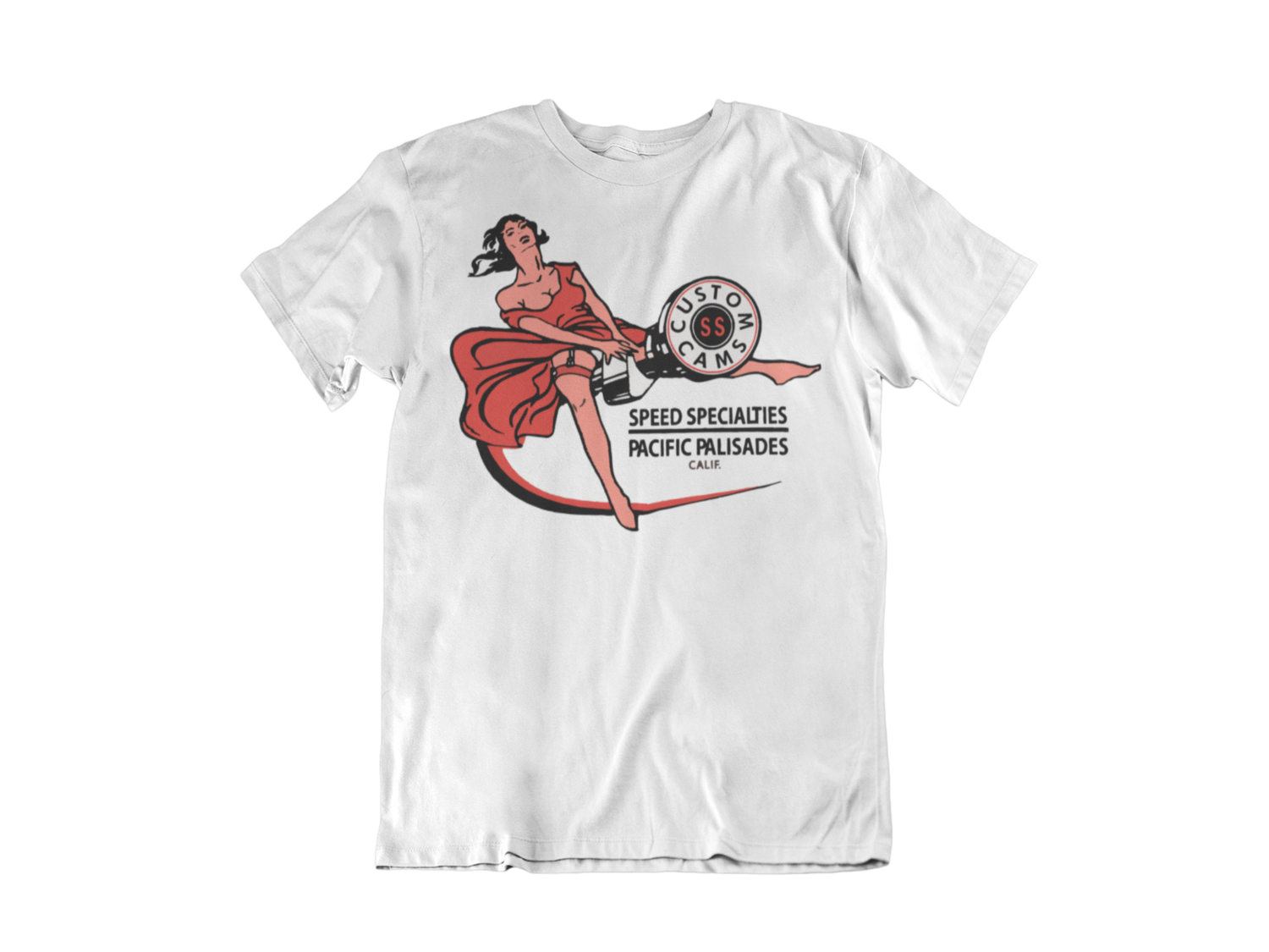CUSTOM CAMS T-SHIRT FOR MEN, Size: Small
