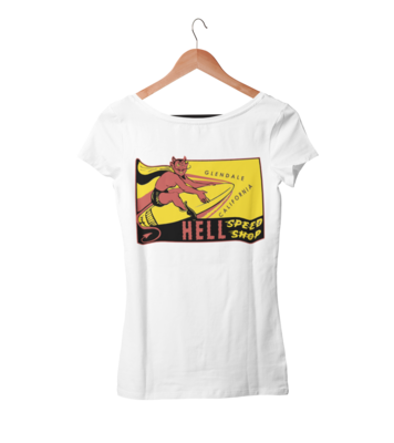 HELL SPEED SHOP T-SHIRT FOR WOMEN