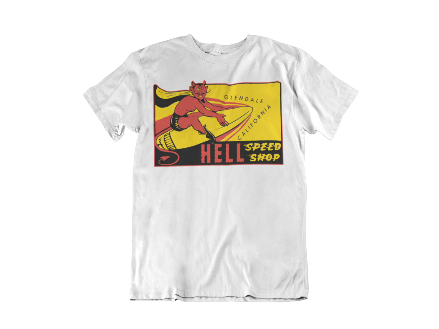 HELL SPEED SHOP T-SHIRT FOR MEN, Size: Small