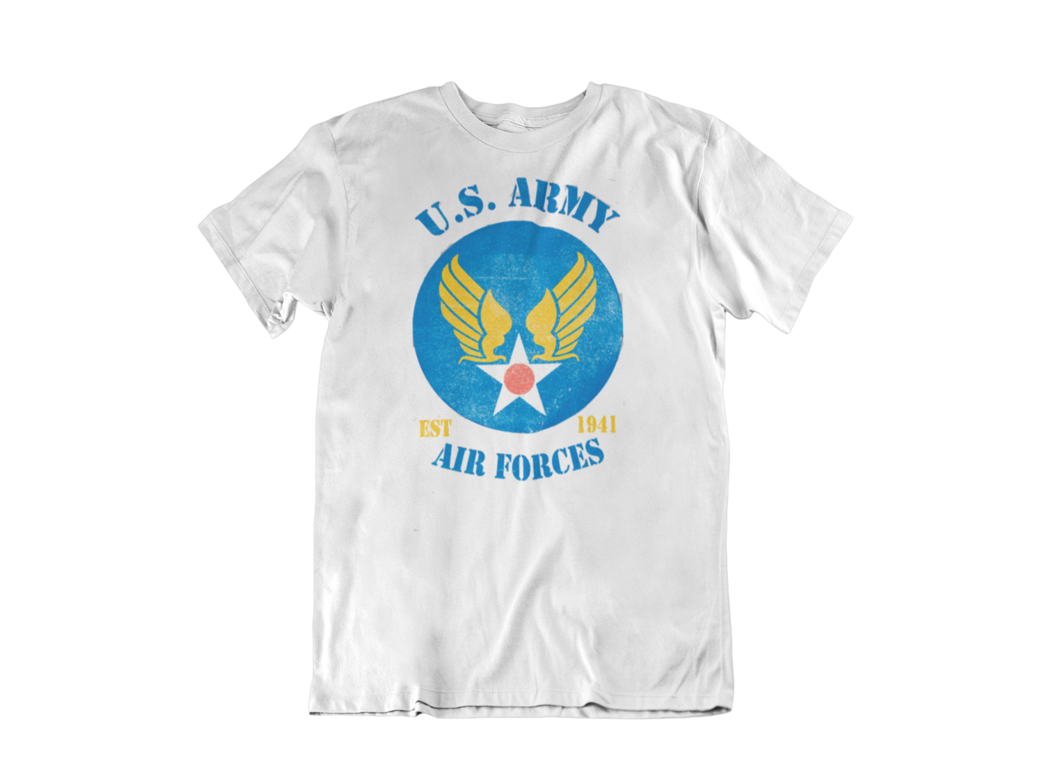 U.S. ARMY AIR FORCES Tshirt man, Colour: WHITE, Size: Large