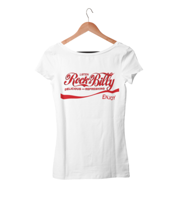 LISTEN ROCKABILLY T-SHIRT FOR WOMEN