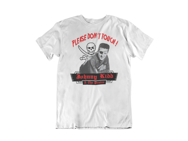 JOHNNY KIDD AND THE PIRATES T-SHIRT FOR MEN