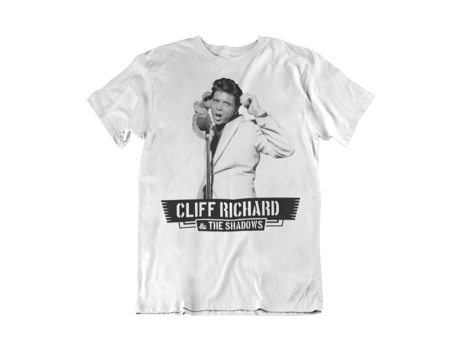 CLIFF RICHARD AND THE SHADOWS T-SHIRT FOR MEN, Size: Small