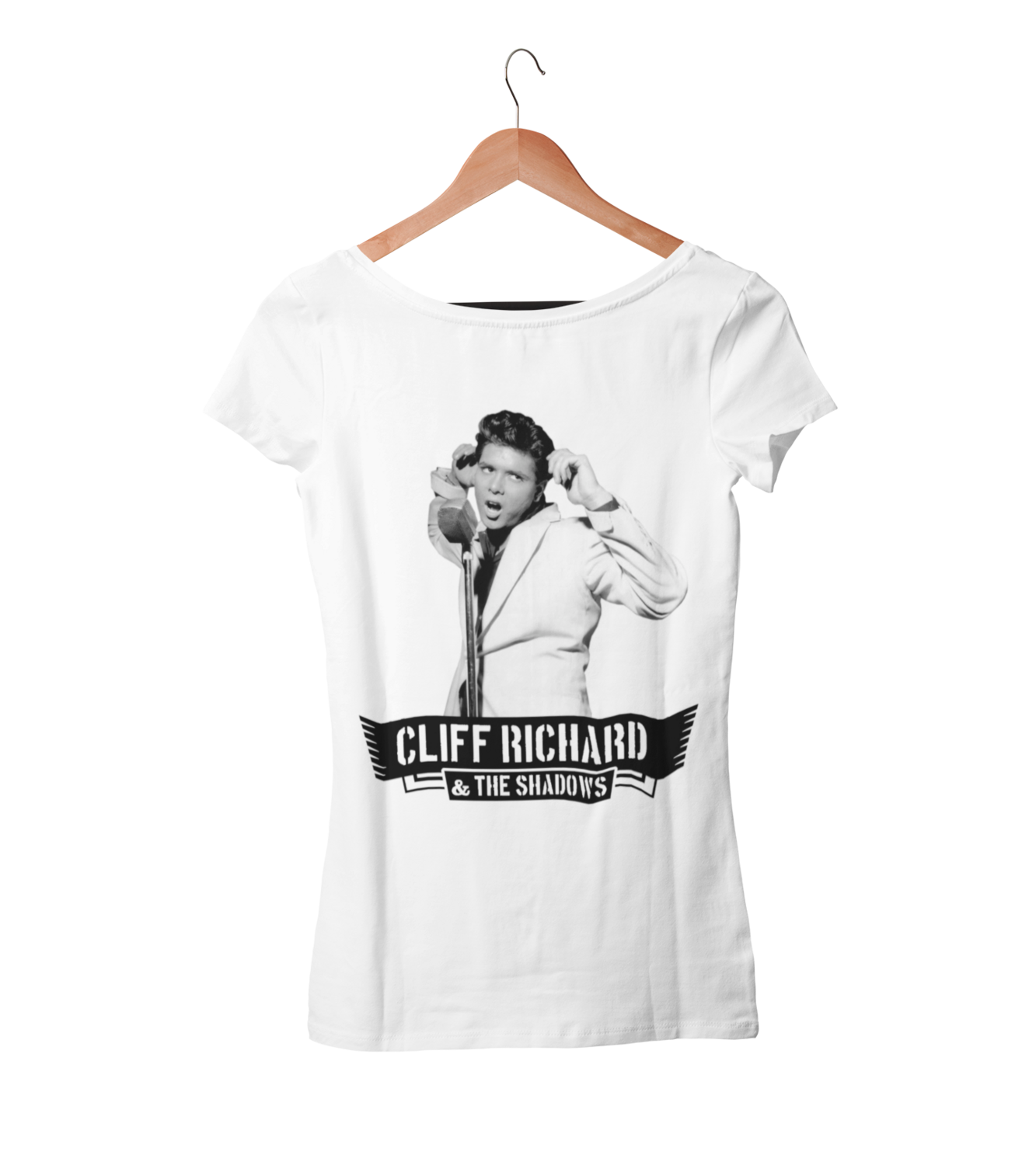 CLIFF RICHARD AND THE SHADOWS T-SHIRT WOMAN