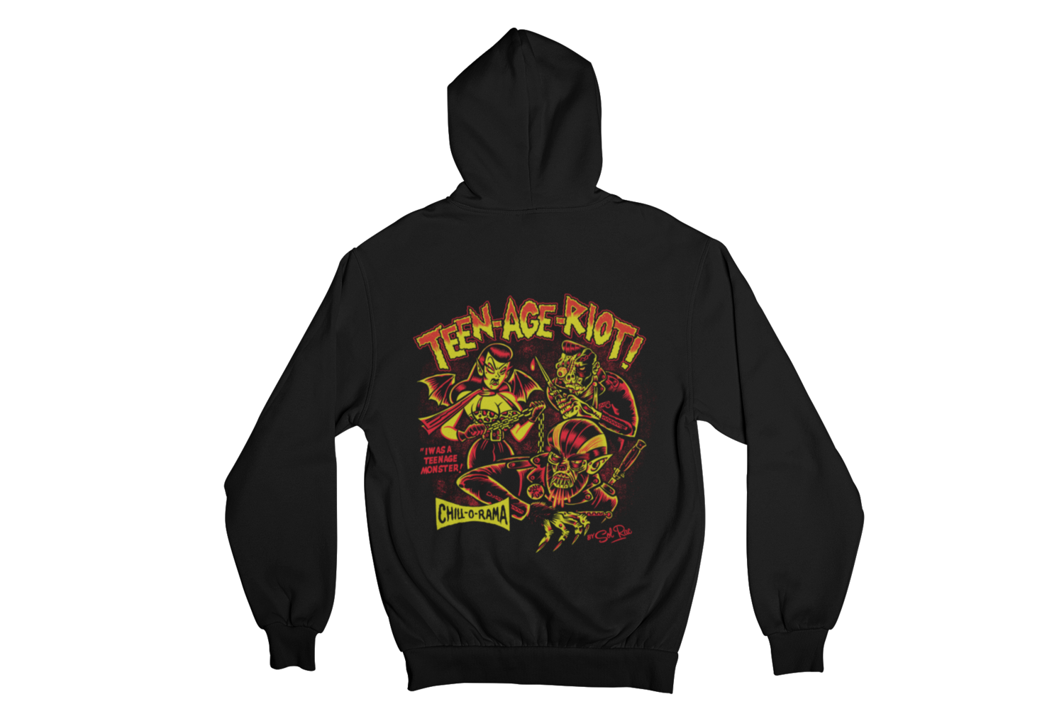 TEEN-AGE-RIOT ME HOODIE ZIP for WOMEN by SOL RAC